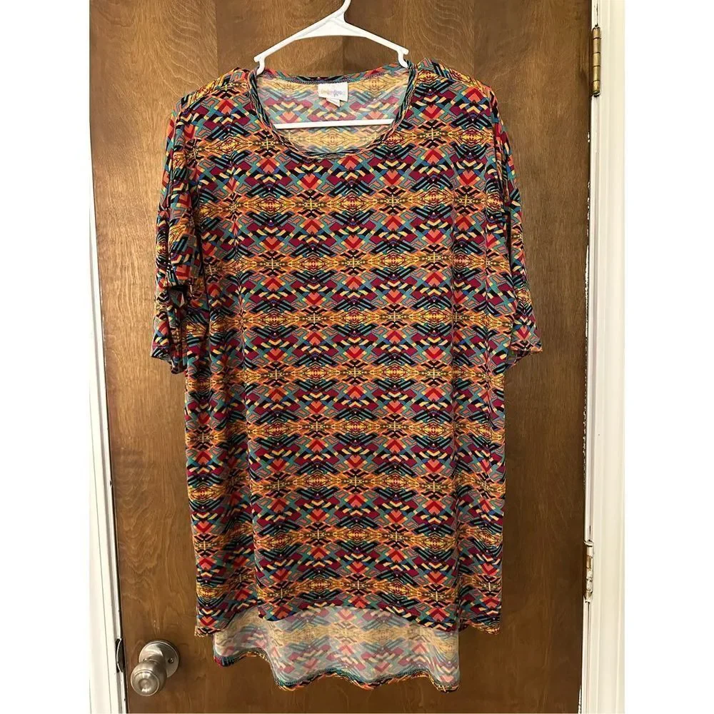 LuLaRoe Multicored Print Irma - Picture 1 of 6